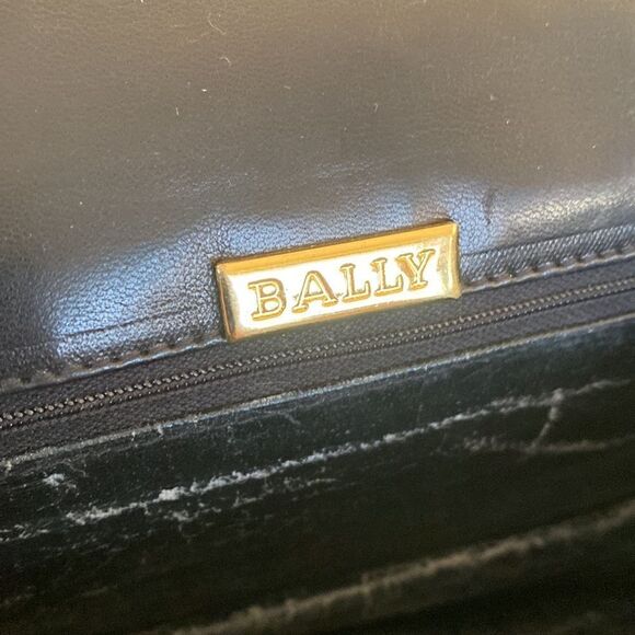 Vintage Bally Leather Clutch Bag - Picture 6 of 15